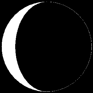 forme de la lune aujourd'hui