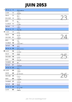 calendrier juin 2053 au format portrait pour prendre des notes