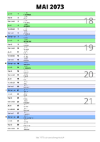 calendrier mai 2073 au format portrait pour prendre des notes