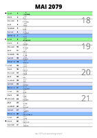 calendrier mai 2079 au format portrait pour prendre des notes