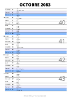 calendrier octobre 2083 au format portrait pour prendre des notes