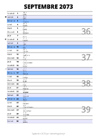 calendrier septembre 2073 au format portrait pour prendre des notes