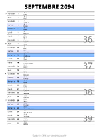calendrier septembre 2094 au format portrait pour prendre des notes