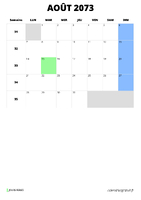 calendrier août 2073 format portrait