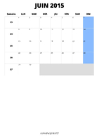 calendrier juin 2015 calendrier juin 2015 format portrait