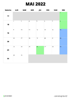 calendrier mai 2022 format portrait