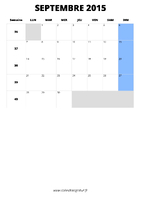 calendrier septembre 2015 format portrait